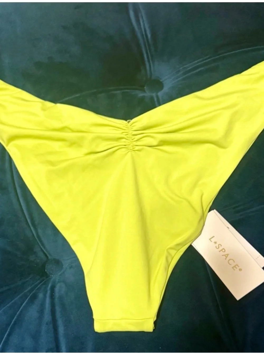 L*Space Underwire Lime Bikini Set - Supportive Two-Piece Swimwear